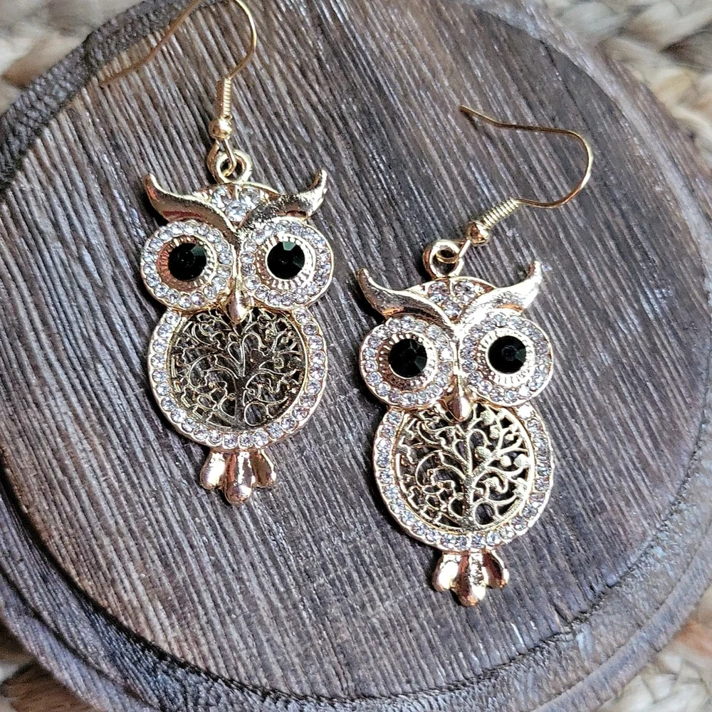 Tree of Life Owls with Sparkle - Picture 4 of 7